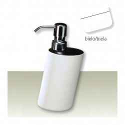 IVAB TAO - Dávkovač tekutého mýdla volně stojící, gres bílá / bílá IBTAO03 / 2